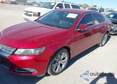 2015 Chevrolet Impala 1Lt из США, поврежденный, VIN 2G1115SL2F9275320